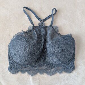 PINK Victoria's Secret Lace Bralette - Blue